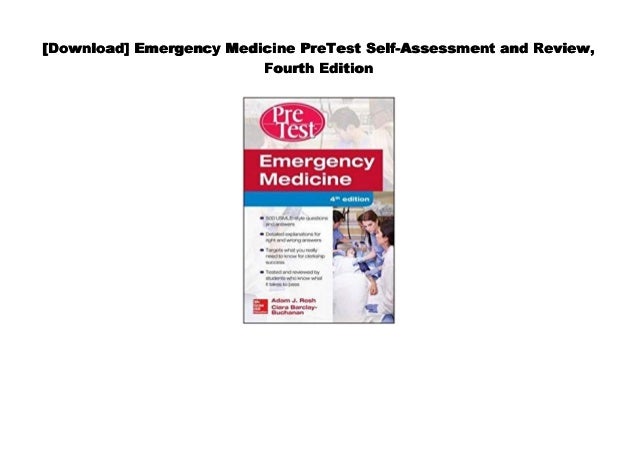 Emergency Medicine PreTest: Self Assessment and Review, 2nd Edition